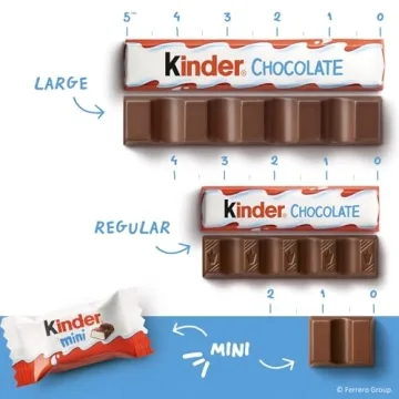 Delicious Kinder Chocolate Mini Bulk Pack - 138 Chocolates