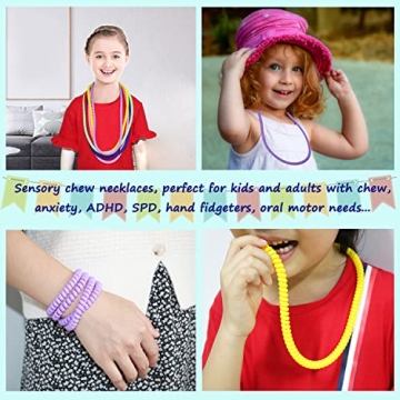 Durable Sensory Chew Necklaces for Kids with Autism ADHD