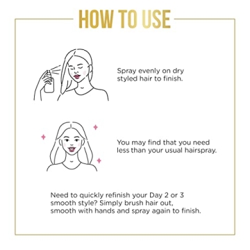 Pantene Pro-V Level 2 Ultra-Lightweight Hairspray for Smooth Finish, Alcohol Free Spray, 7 Oz