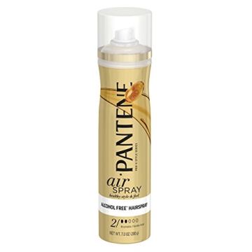 Pantene Pro-V Level 2 Ultra-Lightweight Hairspray for Smooth Finish, Alcohol Free Spray, 7 Oz