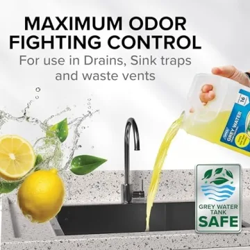 Camco TST Grey Water Odor Control for Clean RV Tanks