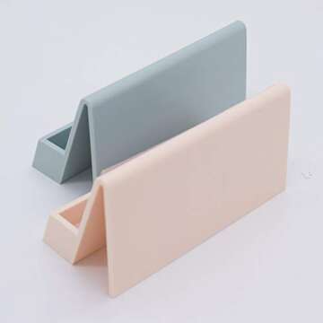 Chic Pink Business Card Holder for Office and Home