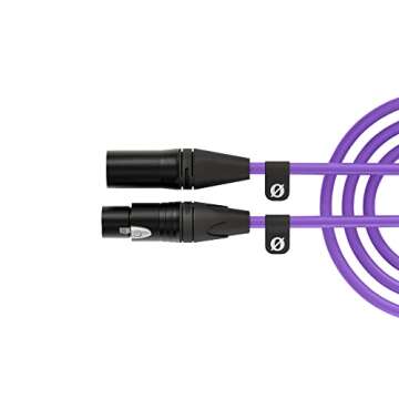 RØDE XLR-3 Premium XLR Cable (3m, Purple)
