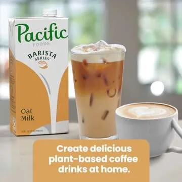 Pacific Foods Barista Series Original Oat Milk, Plant Based Milk, 32 oz Carton