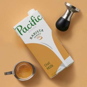 Pacific Foods Barista Series Original Oat Milk, Plant Based Milk, 32 oz Carton