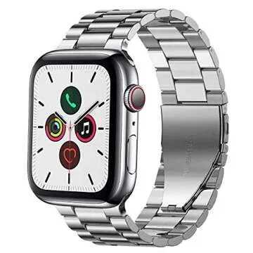 PUGO TOP Stainless Steel Apple Watch Band for Series 9/8/7