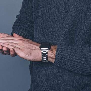 PUGO TOP Stainless Steel Apple Watch Band for Series 9/8/7