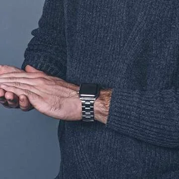 PUGO TOP Stainless Steel Apple Watch Band for Series 9/8/7