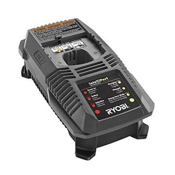 Ryobi P1810 One+ 18V Lithium Ion Drill / Driver Kit (3 Piece: 1 x P209 Drill / Driver, 1 x P102 18 V Lithium Ion Battery, 1 x P118 Dual Chemistry Charger)