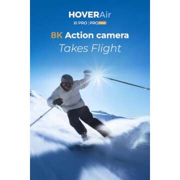 HOVERAir X1 PROMAX 8K Action Flying Camera, Foldable Drone with Camera with 42 KM/H Follow Speed, 10...