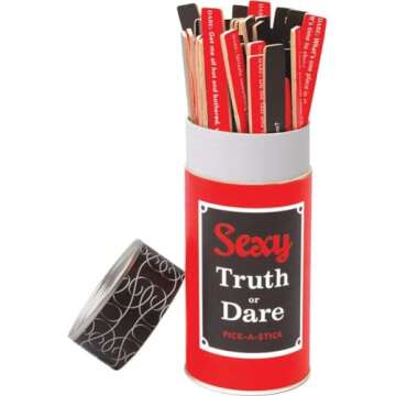 Pick-a-Stick (Sexy Date Night Truth or Dare for Couples, Naughty Adult Game for Couples)