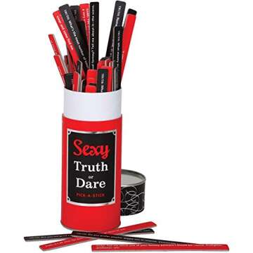 Pick-a-Stick (Sexy Date Night Truth or Dare for Couples, Naughty Adult Game for Couples)