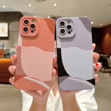 YKCZL Cute Painted iPhone 13 Pro Max Case - Stylish Protection