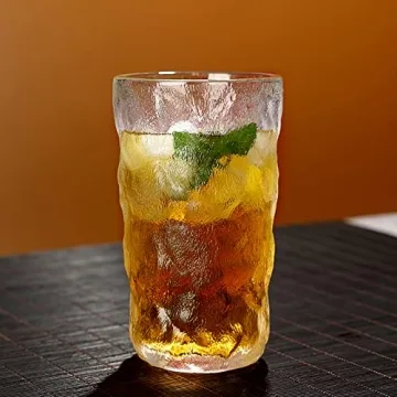 Frcctre Vintage Drinking Glasses - Stylish and Durable Tumblers