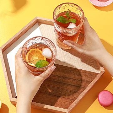 Frcctre Vintage Drinking Glasses - Stylish and Durable Tumblers
