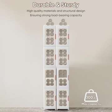 Slim Tall Storage Cabinet for Small Spaces | MOSAMNI