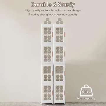 Slim Tall Storage Cabinet for Small Spaces | MOSAMNI