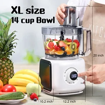 MAGICCOS 14-Cup Food Processor Efficient and Versatile