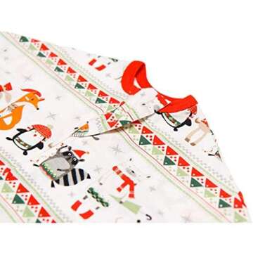 SleepingBaby Zipadee-Zip Swaddle- Cozy Transition Baby Swaddle Blanket with Zipper (Medium 6-12 Months - 18-26 lbs, 29-33 inches - Festive Friends)