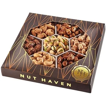Gourmet Holiday Nuts Gift Basket for Men & Women