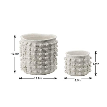 Elegant A&B Home Flower Pot Set for Indoor and Outdoor Decor