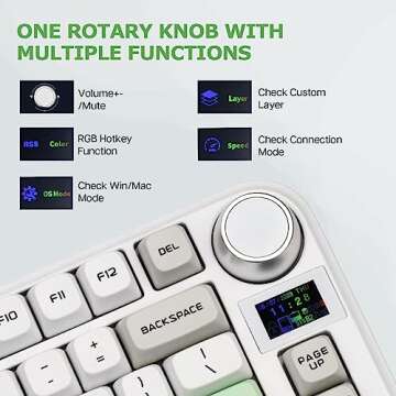 EPOMAKER TH80-X Gasket Mechanical Keyboard - 75% Triple Mode