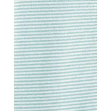 Simple Joys by Carter's Baby 3-Pack Neutral Sleep and Play, Green Stripe/Grey Lion/White Stars, Newborn