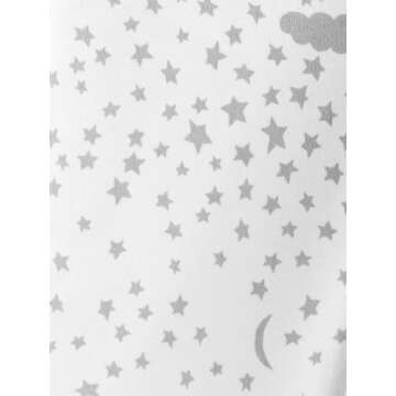 Simple Joys by Carter's Baby 3-Pack Neutral Sleep and Play, Green Stripe/Grey Lion/White Stars, Newborn