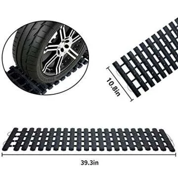 Portable Tire Traction Mats for Snow and Ice