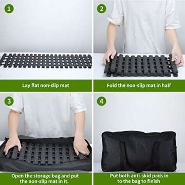 Portable Tire Traction Mats for Snow and Ice