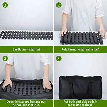 Portable Tire Traction Mats for Snow and Ice
