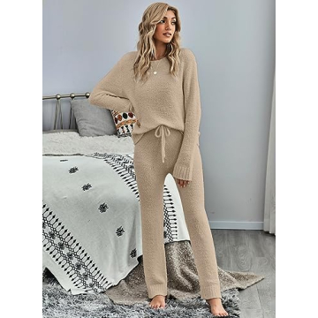 Luvamia Women's Cozy Fleece Lounge Sweatsuit Outfits