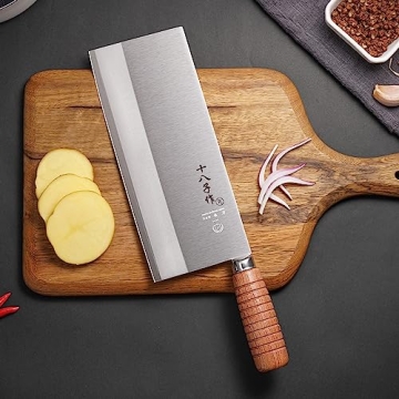 Shi Ba Zi Zuo Kitchen Knife - Professional Stainless Steel Cleaver