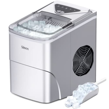 Fast Ice Maker - 9 Cubes in 6 Mins, 26lbs Daily