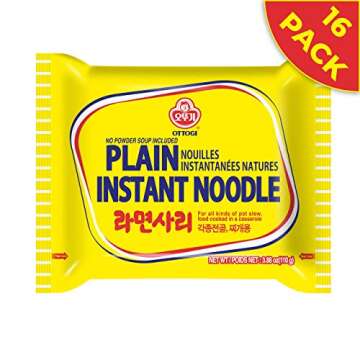 OTTOGI PLAIN INSTANT NOODLE, For all kinds of pot stew, food cooked in a casserole, For Hot Pot, Sha...