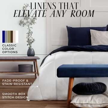 Italian Luxury Full/ Queen Size Comforter - 2100 Series Blanket, Down Alternative Insert w/ Corner Tabs - Home Bedding - 89"x89" Aqua