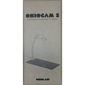 OKIOLABS OKIOCAM S-4K 8MP Webcam & Document Camera 2-in-1 with OKIOPoint Smart Visual Pointer, Document Camera for Teachers, Compatible w PC, Mac, Chromebooks