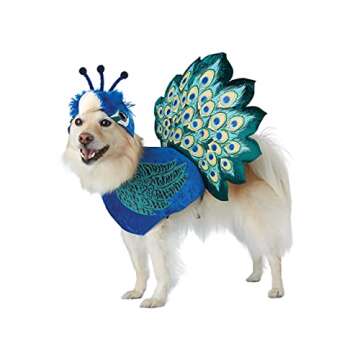 California Costumes Pretty as a Peacock Pet Costume Large