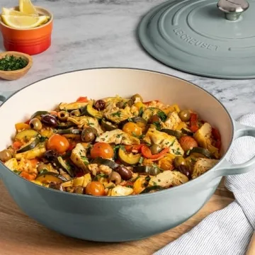 Le Creuset 7.5qt Cast Iron Chef's Oven - Sea Salt