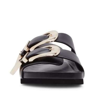 Madden Girl Women's Bandero Sandal, Black Paris, 9