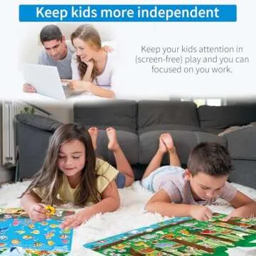 Elfew 4 Pack 3D Puffy Sticker Book for Kids 2-4, Reusable Sticker Books for Toddlers 1-3, Toddler Activity Books, Travel Toys for Girls Boys Birthday Gifts, Farm, Dinosaurs, Ocean World, Wild Animal