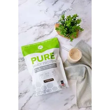 SFH Pure Whey Protein Powder (Chocolate) Best Tasting Grass Fed Whey | All Natural | Non-GMO, No Artificials, Soy Free, Gluten Free | (Chocolate, 31.6 Ounce (Pack of 1)