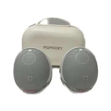 Momcozy Old Versions Breast Pump BP223,with DoubleFit Flange for Breastfeeding Moms,Sliver Color Double