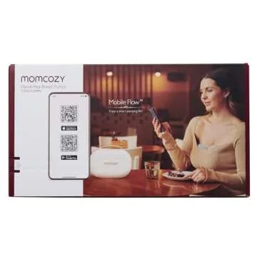 Momcozy Old Versions Breast Pump BP223,with DoubleFit Flange for Breastfeeding Moms,Sliver Color Double