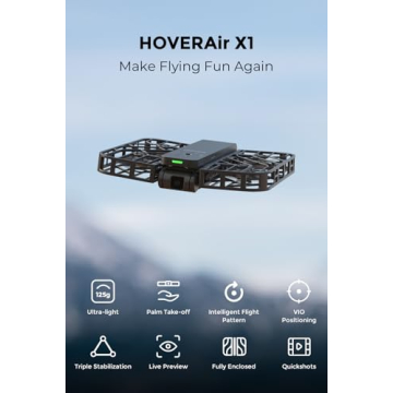 HOVERAir X1 Self-Flying Camera with 2.7K HDR Video