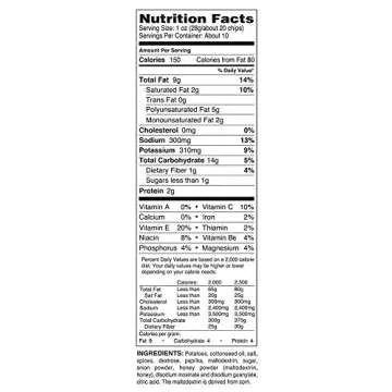 Utz Crab Flavored Potato Chips - 9.5 oz Gluten-Free Snack
