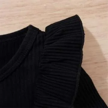 Cute Baby Toddler Girl Turtleneck & Mini Skirt Outfit