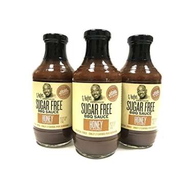 G Hughes Sugar Free Honey BBQ Sauce 18 Fl Oz | 3 Packs