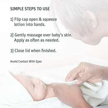 Grab Green 99% Natural Baby Lotion, Dreamy Rosewood Fragrance—with Essential Oils, 8 fl oz (2-Pack), Plant-Based & Biodegradable, Daily Moisturizer