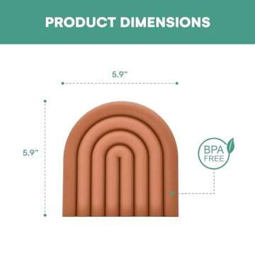 Outlery Heat Resistant Silicone Trivets Set of 3 - Kitchen